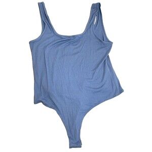 4th & Reckless Robins Egg Blue Tank Bodysuit Womens Size 16